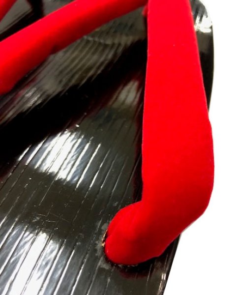 画像4: ゴム底下駄　鼻緒は選べる３色（赤鼻緒・黄鼻緒・緑鼻緒） s6061 s6062 s6063 (4)