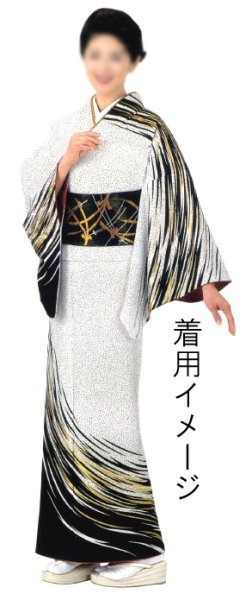 画像7: 女物 仕立四寸帯【松葉・流線・桜】s4400 s4402 s4403 s4404 s4406 (7)