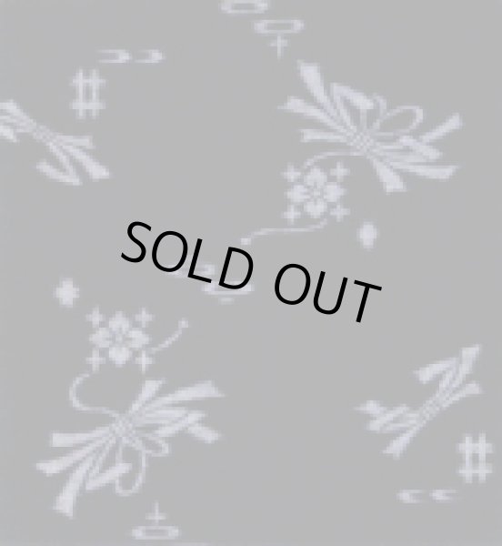 画像2: 染絣 二部式着物【単衣仕立】 暴れ熨斗・花菱・井桁 (2)