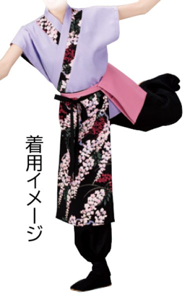 画像5: よさこい ニッカポッカ風パンツ 黒・赤・白 M・L寸 60613 60614 60615 (5)