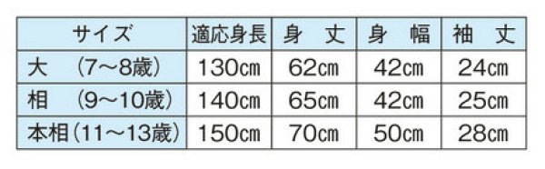 画像2: 子ども用お祭り法被 【束ね熨斗】黒 (2)