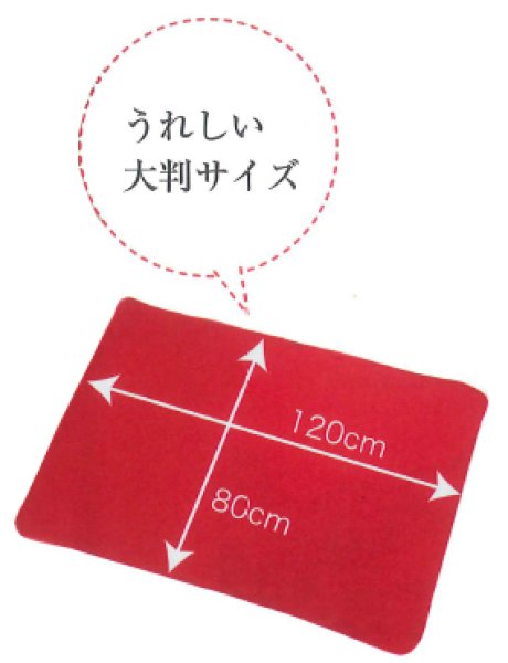 画像2: 大判フリースひざ掛け 選べる5色 60枚1セット (2)