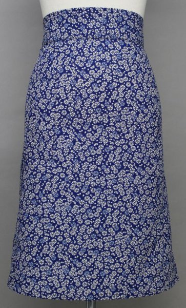 画像5: ロング丈前掛(エプロン) 本手染め小紋 (5)