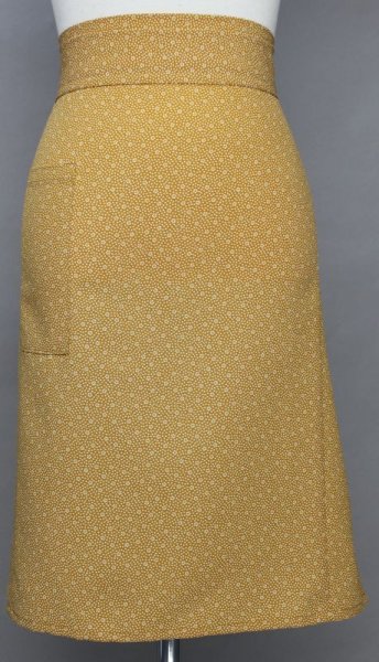 画像5: ロング丈前掛(エプロン) 小紋柄 (5)