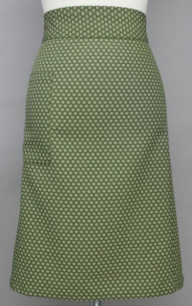 画像9: ロング丈前掛(エプロン) 小紋柄 (9)