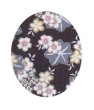 画像2: 本手染め作務衣・上着【桜と楓・紫】Ｍ・Ｌ・ＬＬ寸 (2)
