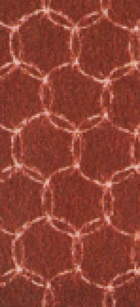 画像2: 粋シリーズ作務衣・上着【天地(柄部分:七宝・エンジ)】M・L・LL寸 (2)