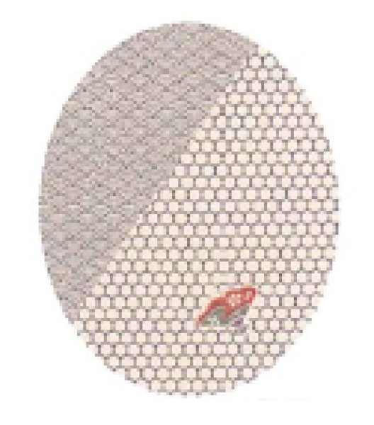 画像2: 作務衣・上着【やぶれ取り江戸小紋調・ベージュ】M・L・LL・3L寸 (2)