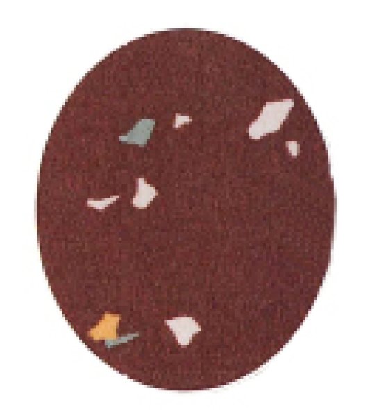 画像2: 本手染め作務衣・上着【箔模様・エンジ】M・L・LL・3L寸 (2)