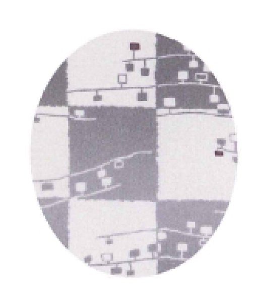 画像2: 作務衣・上着【市松和モダン・グレー】M・L・LL・3L寸 (2)