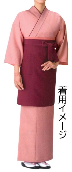 画像4: 和風スカート【麻の葉・ピンク】M・L寸 (4)