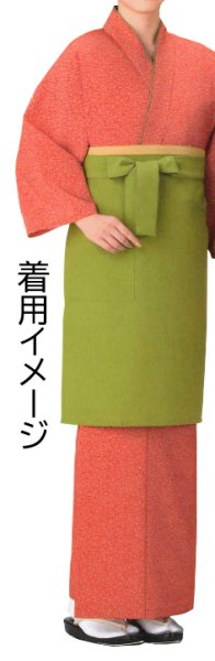 画像4: 和風スカート【江戸小紋・朱赤】M・L寸 (4)