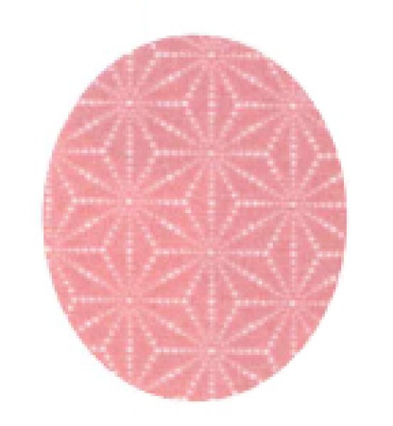 画像2: 和風スカート【麻の葉・ピンク】M・L寸 (2)