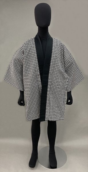 画像4: お祭り法被 【二の字に祭】 白・黒 (4)