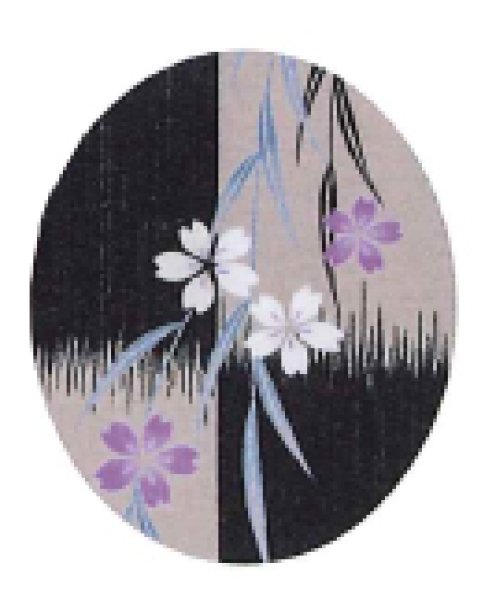 画像2: 【受注生産】旅館用・業務用 茶羽織(男女兼用) 市松桜柄 20枚1セット (2)