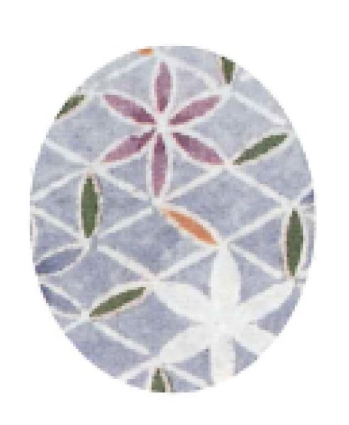 画像2: 【受注生産】旅館用・業務用 茶羽織(男女兼用) 花七宝柄 20枚1セット (2)