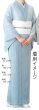 画像2: 【夏用　女仕立】紗紬着物　清流【受注生産品】 (2)