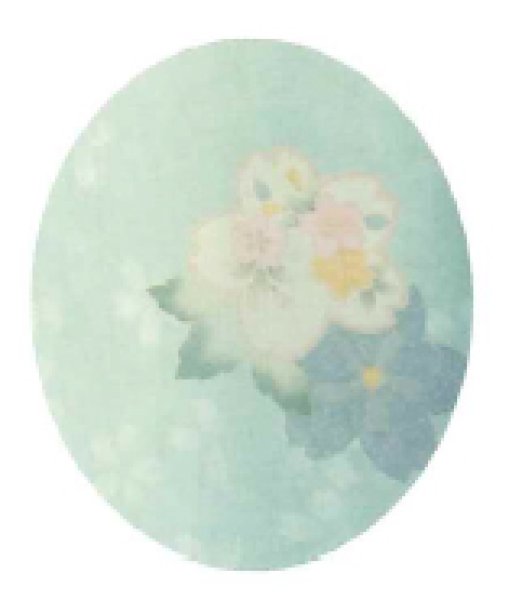 画像3: 【夏用 女仕立】本手染め駒絽着物 桜尽くし・若緑【受注生産品】 (3)