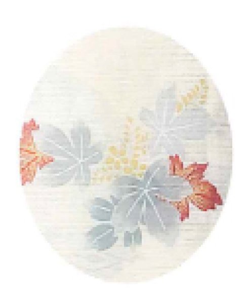 画像3: 【夏用 女仕立】本手染め駒絽着物 四季柄・アイボリー【受注生産品】 (3)