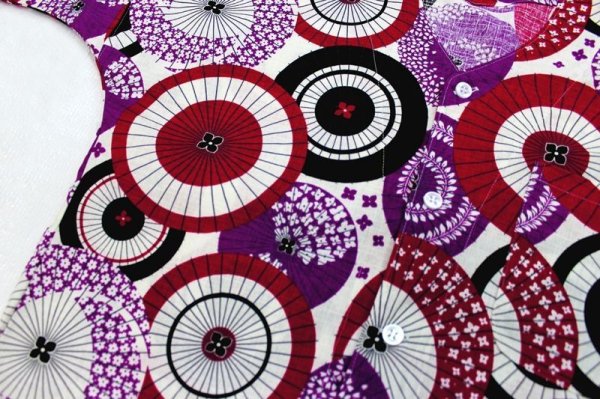 画像5: 鯉口シャツ【和柄尽くし/白地系】大人用 男性女性兼用 白系 (5)