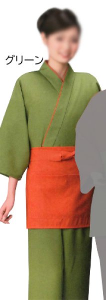 画像4: 作務衣・上着【ちりめん無地 選べる3カラー】M・L・LL・3L寸 (4)