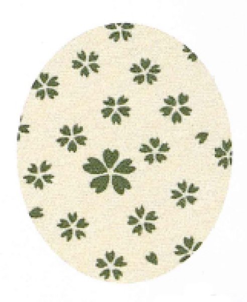 画像2: 作務衣・上着【姫桜・抹茶】M・L寸 (2)