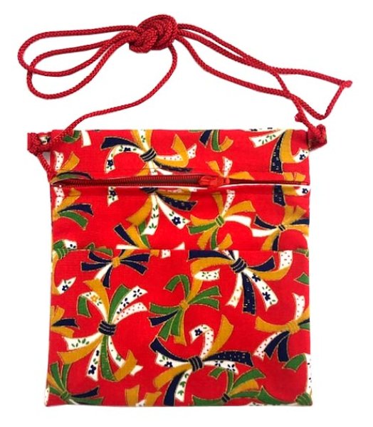 画像10: 小紋柄ポシェット【纏・紅葉・束ね熨斗・あられ】 s6453 s6454 s6455 s6456 s6457 s6458 s6459 s6460 (10)