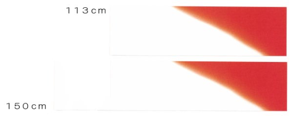 画像7: 踊り用ちりめん手拭い【無地升ぼかし】113cmもしくは150cm(1本単位) s5445 s5446 s5447 s5448 s5449 s5455 s5456 s5457 s5458 s5459 (7)