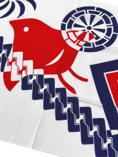 画像4: 手拭い 【三つ巴・千鳥・獅子毛・御所車・三升・吉原つなぎ】(1本単位) (4)