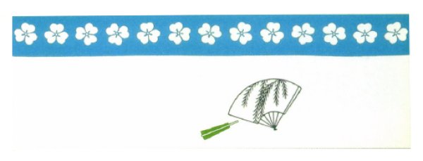 画像5: 踊り用 本染手拭い 【鶴・寿・花菱・吉原つなぎ・麻の葉・お面】(1本単位) s5101 s5102 s5106 s5111 s5112 s5117 s5118 s5119 (5)