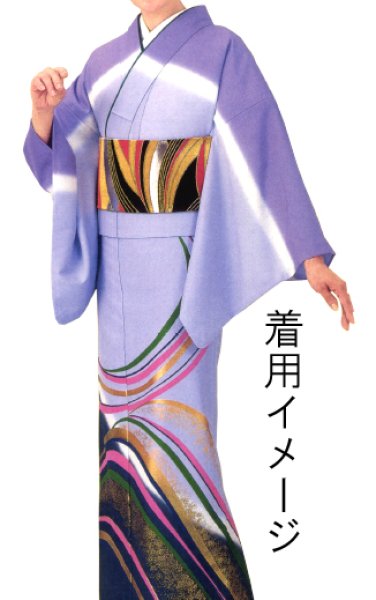 画像9: 女物 仕立四寸帯【松葉・流線・桜】s4400 s4402 s4403 s4404 s4406 (9)