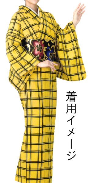 画像8: 女物 仕立四寸帯【車輪・吉原つなぎ・桜・雪輪・流水】s4441 s4443 s4445 s4446 (8)