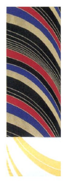 画像5: 女物 仕立四寸帯【流水桜・ねじり梅・扇子・立涌桜・流線・花籠風】s4417 s4418 s4419 s4420 s4421 (5)