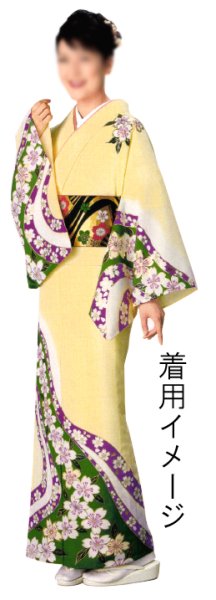 画像10: 女物 仕立四寸帯【流水桜・ねじり梅・扇子・立涌桜・流線・花籠風】s4417 s4418 s4419 s4420 s4421 (10)