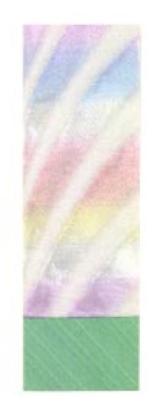 画像2: 女物 虹箔小袋四寸帯【流線・流水・縞・亀甲】s4474 s4475 s4476 s4478 s4479 (2)