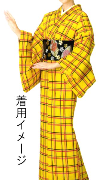 画像14: 女物 仕立四寸帯【七宝・亀甲花菱・桜・流水桜・扇面】s4423 s4427 s4428 s4429 s4430 (14)