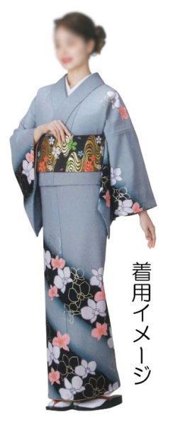 画像8: 女物 仕立四寸帯【流水桜・ねじり梅・扇子・立涌桜・流線・花籠風】s4417 s4418 s4419 s4420 s4421 (8)