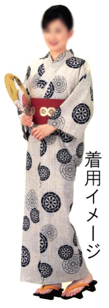 画像6: 女物 仕立四寸帯【車輪・吉原つなぎ・桜・雪輪・流水】s4441 s4443 s4445 s4446 (6)