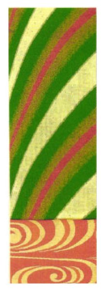 画像5: 女物　仕立四寸帯【雪輪・桜・藤・麻の葉・流線・流水】s4431 s4432 s4436 s4440 (5)