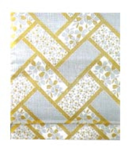 画像4: 女物 金襴名古屋帯【青海波・花菱・亀甲花菱・檜垣・小石・七宝・工字繋ぎ】s4901 s4906 s4907 s4911 s4915 s4918 (4)