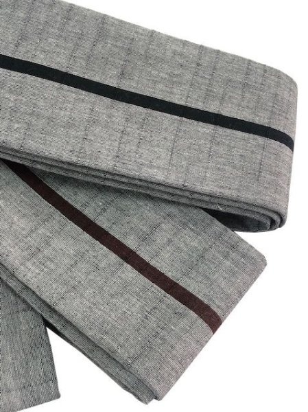 画像11: 男物　綿唐桟帯　選べる７色　s4181 s4182 s4183 s4184 s4185 s4186 s4187 (11)