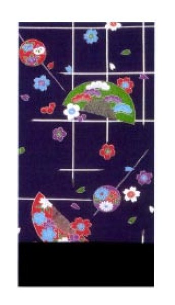 画像3: 女物別織 昼夜帯 並尺(長さ400cm)もしくは長尺(長さ500cm)【花輪・櫛・かんざし・蝶・環つなぎ・格子・桜・吉原つなぎ・縞・ぼかし扇・ぼかし砂子】s4531 s4532 s4539 s4540 s4546 s4555 s4560 s4562 s4567 (3)
