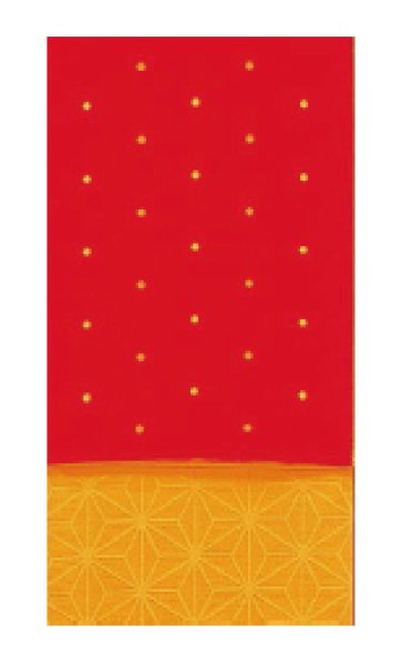 画像5: 女物 仕立四寸帯【リバーシブル 麻の葉】nm4310 nm4311 nm4314 nm4315 nm4316 nm4317 (5)