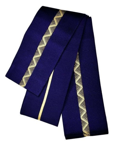 画像3: 男物織帯 三寸帯【市松地紋縞 独鈷(ドッコ)】nm3810 nm3811 nm3812 nm3813 (3)