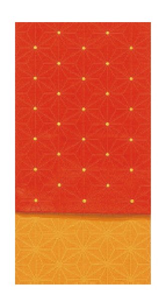 画像4: 女物 仕立四寸帯【リバーシブル 麻の葉】nm4310 nm4311 nm4314 nm4315 nm4316 nm4317 (4)