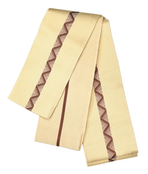 画像5: 男物織帯 三寸帯【市松地紋縞 独鈷(ドッコ)】nm3810 nm3811 nm3812 nm3813 (5)