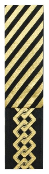 画像4: 別織　男帯【扇・手綱（斜線）・西菱・破れ紗綾形・吉原つなぎ】 ty63261 ty63262 ty63263 (4)