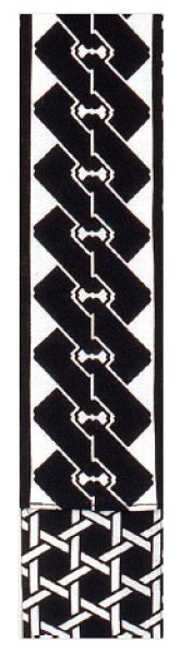 画像4: 別染 男角帯 綿 【三升・吉原つなぎ・籠目・子持縞】ty63291 ty63292 ty63293 ty63294 (4)