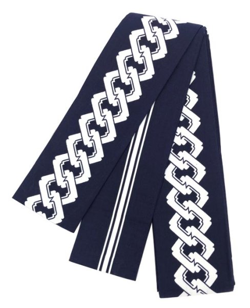 画像8: 別染 男角帯 綿 【三升・吉原つなぎ・籠目・子持縞】ty63291 ty63292 ty63293 ty63294 (8)