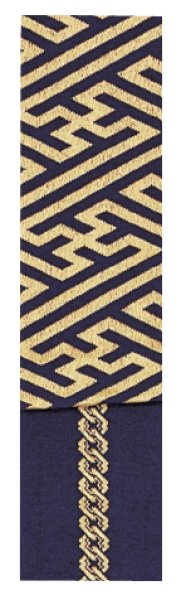 画像3: 別織 男帯【波・縞・紗綾形・吉原つなぎ・おかめひょっとこ・西菱】 ty63274 ty63275 ty63276 ty63277 ty63278 (3)